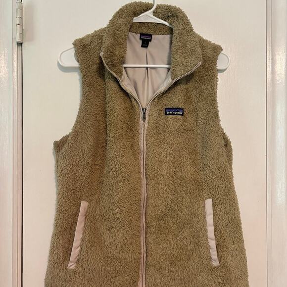 Patagonia Jackets & Blazers - Patagonia Los Gatos Fleece Vest light brown tan women’s Size Large